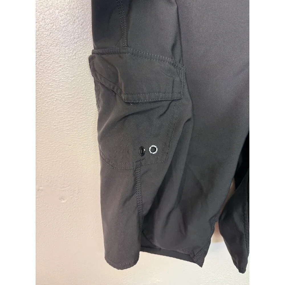 The North Face Hybrid Cargo Mens 38 Black Swim Trunks Board Shorts Outdoors